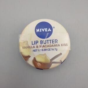 Nivea Lip Butter Vanilla & Macadamia Kiss New Sealed 0.59 oz